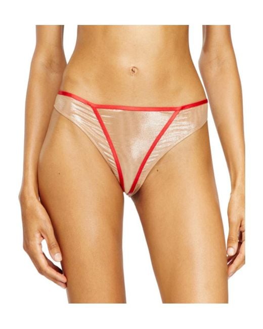 DIESEL White Janie-Gft Contrasted-Trim Brazilian Briefs