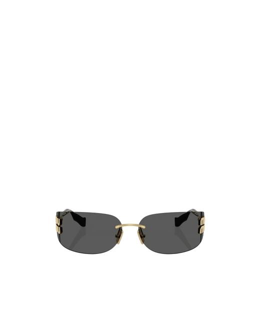 Miu Miu White Eyewear Aube Sunglasses