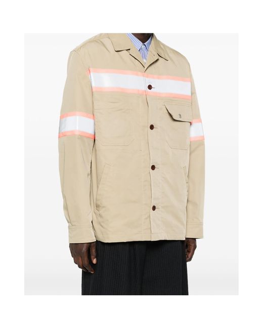 Junya Watanabe White Long-Sleeved Casual Jacket for men