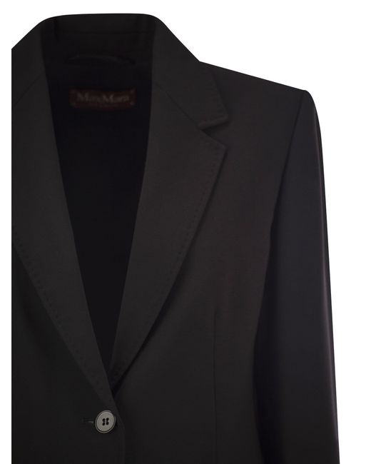 Max Mara Black Long-Sleeved Suit Coat