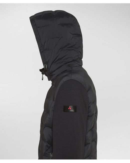 Peuterey Black Quilted Zip-Up Jacket for men