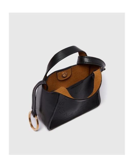 Stella McCartney Black Logo Perforated Airpods Case