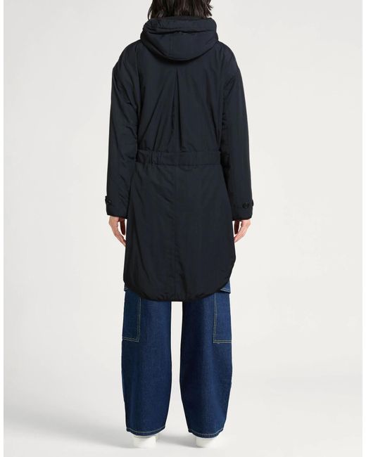 Rag & Bone Blue Hooded Long Down Coat