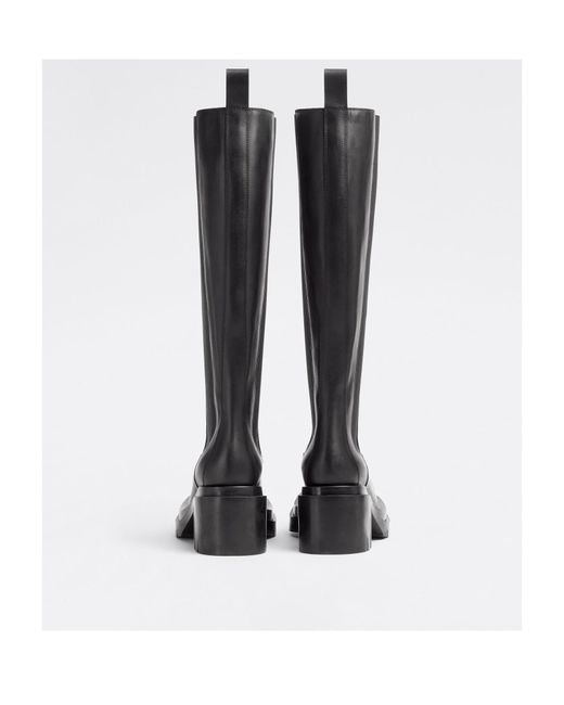 Bottega Veneta Black Lug Chelsea Boots