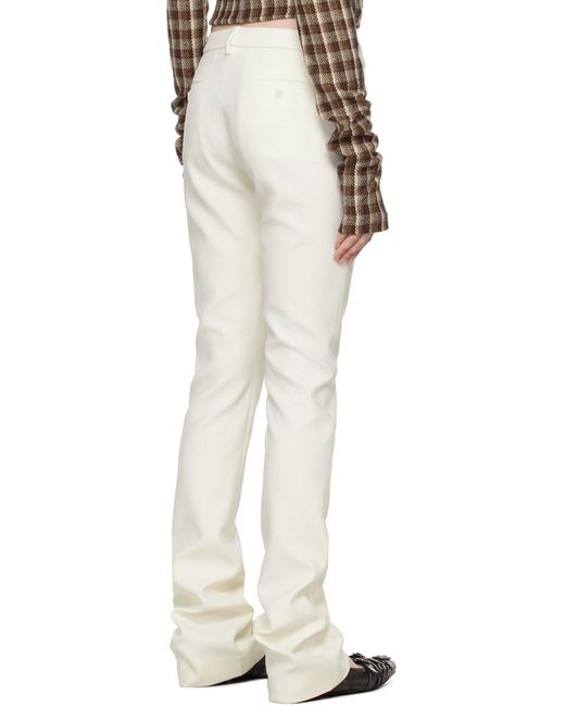 Acne Black Belt-Loop Casual Pants