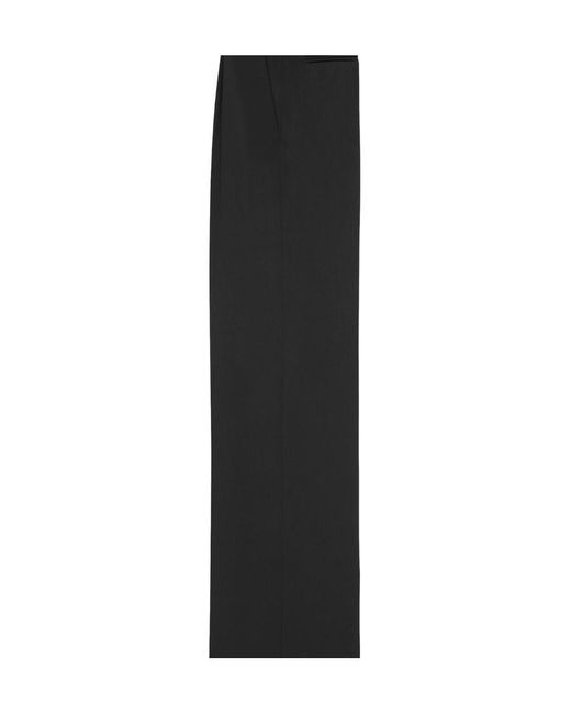 Saint Laurent Black High Waist Flared Trousers