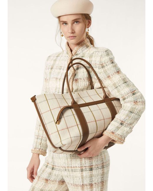 Loro Piana Natural Ghiera Large Handbag