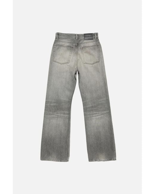 Acne Gray Belt Loop Jeans for men