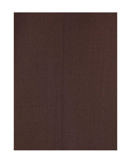 Lardini Brown Double Breasted Long Sleeved Jacket for men