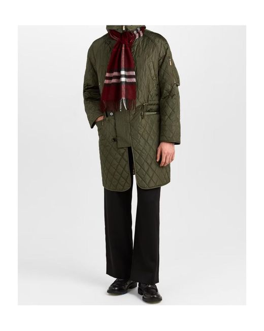Burberry Red Plaid Pattern Scarf for men