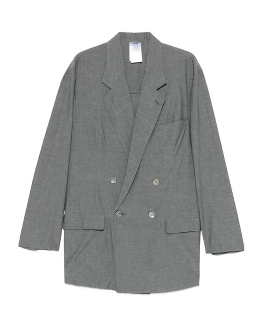 Magliano Gray Double-Breasted Casual Jacket for men