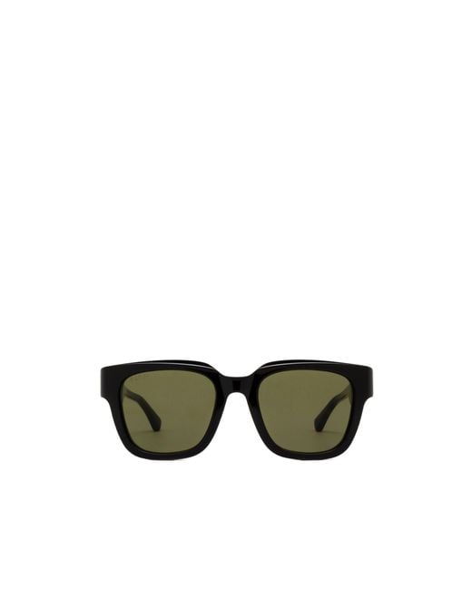 Gucci Green Eyewear Square Frame Sunglasses for men
