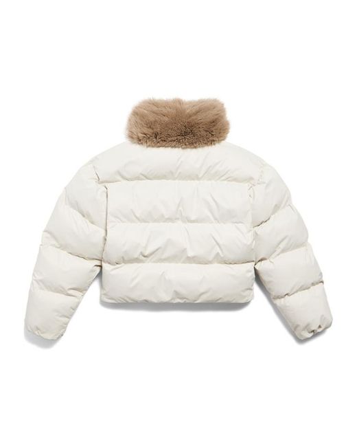 Balenciaga White Ski Puffer Coat