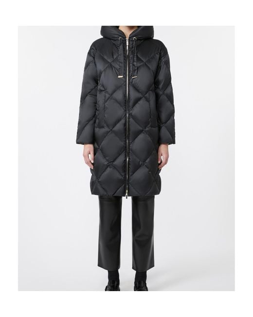 Max Mara Black The Cube Trefe Padded Down Jacket