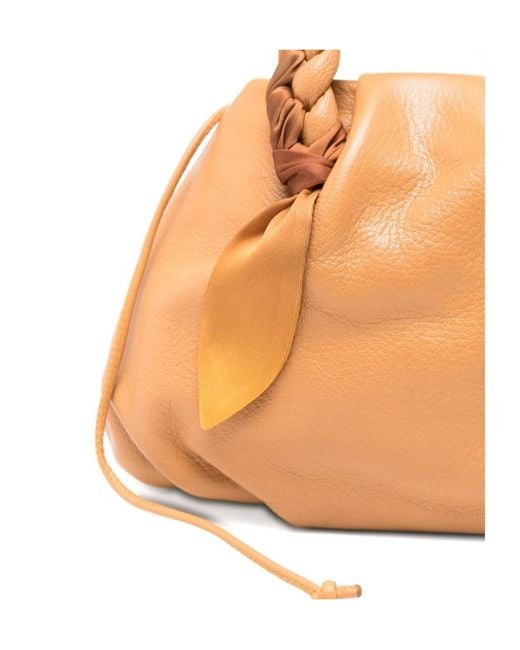 Hereu Pink Double-Handled Shoulder Bag