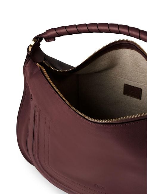 Chloé Red Leather Underarm Bag