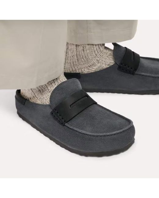 Birkenstock Brown Naples Wrapped Mixed Leather for men