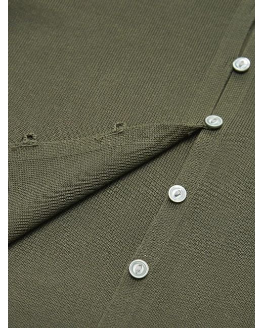 Polo Ralph Lauren Green Button Short-Sleeve Top