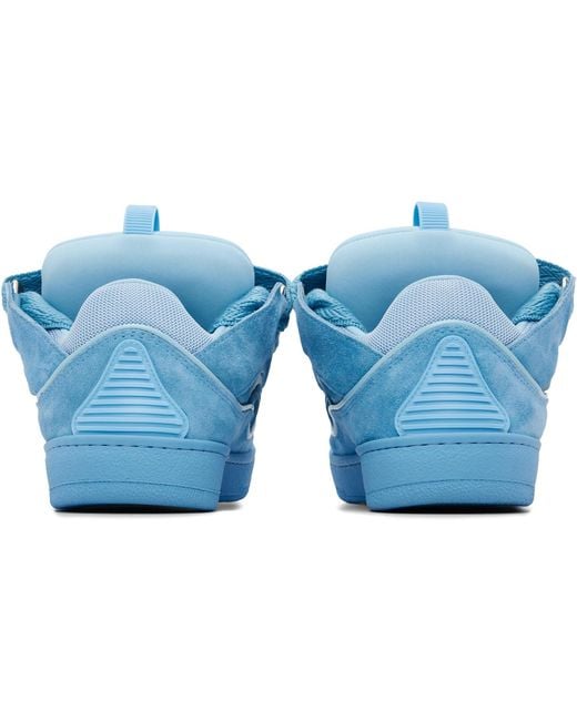 Lanvin Blue Curb Sneakers for men
