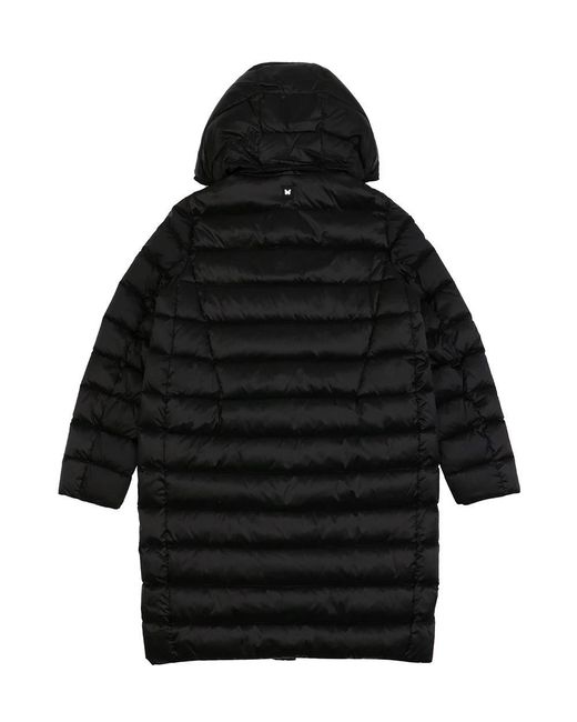 Weekend by Maxmara Black Hooded Quilted Down Jacket