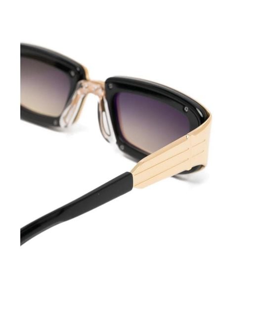 Jacques Marie Mage White Ryder Rectangle-Frame Sunglasses for men