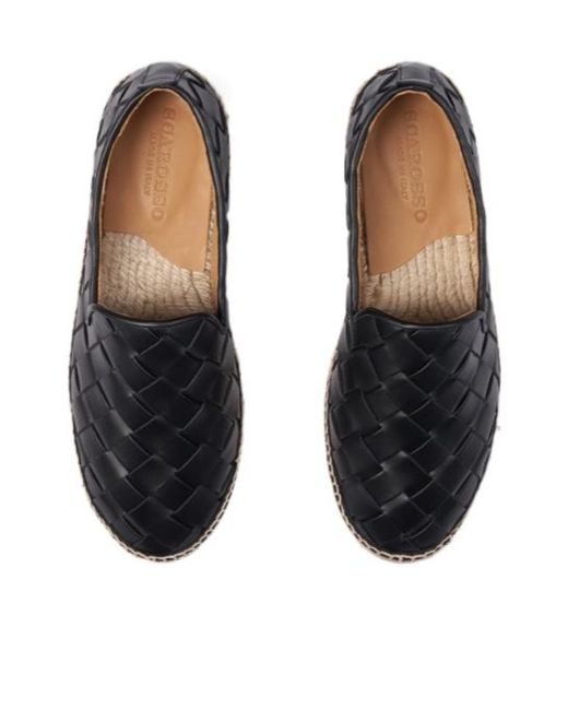 Scarosso Blue Martina Woven Espadrilles