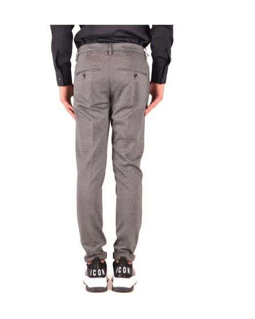 Dondup Gray Trousers for men