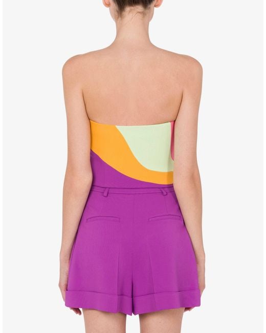 Moschino Purple Short Jacket