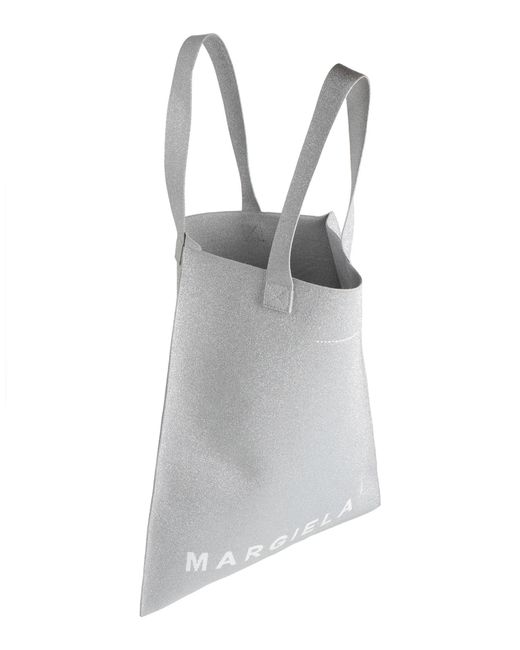 MM6 by Maison Margiela White Large Knitted Handbag