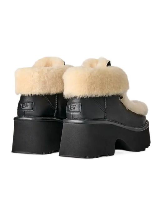 Ugg Black Esmee Lace-Up Boots