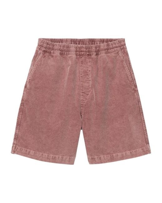 Carhartt Red Logo-Patch Shorts for men
