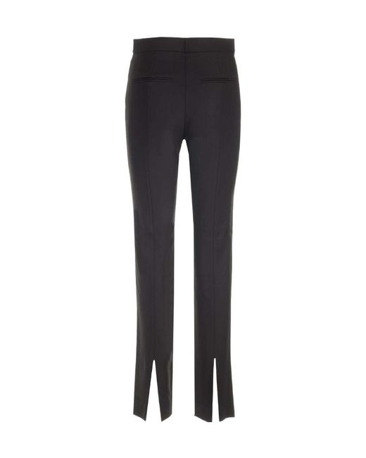 Totême Blue Totême High-Waisted Slim-Cut Trousers