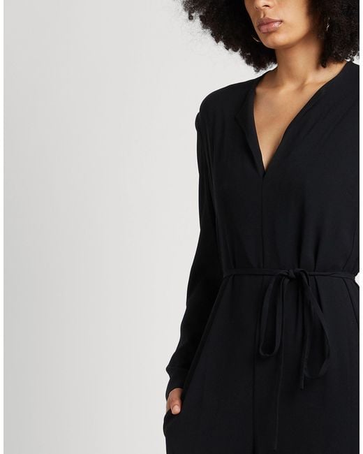 Rag & Bone Black Plain Colour Jumpsuit