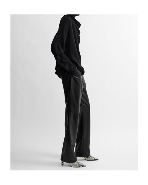 Totême Black Totême Cowl Neck Blouse