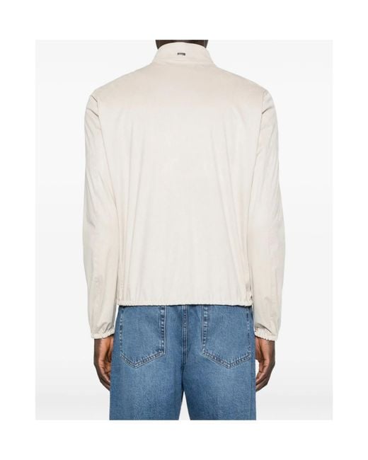 Herno Natural Zip-Up Long-Sleeve Jacket for men