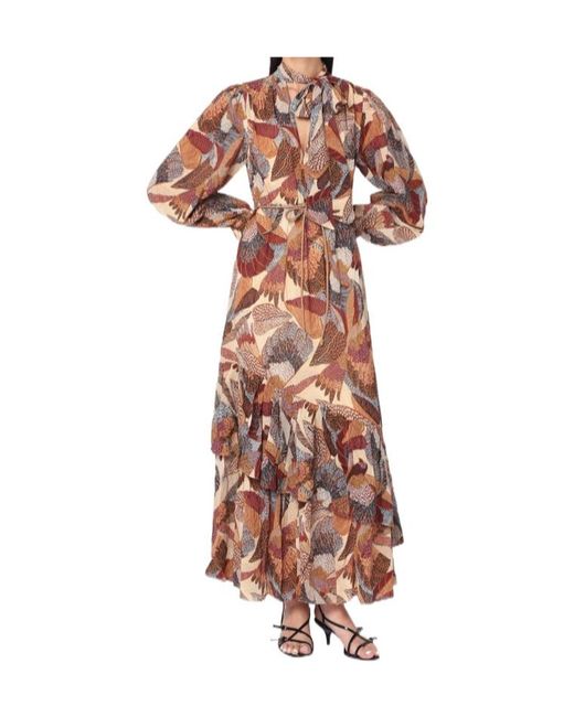 Farm Rio Pink Long Sleeve Dress