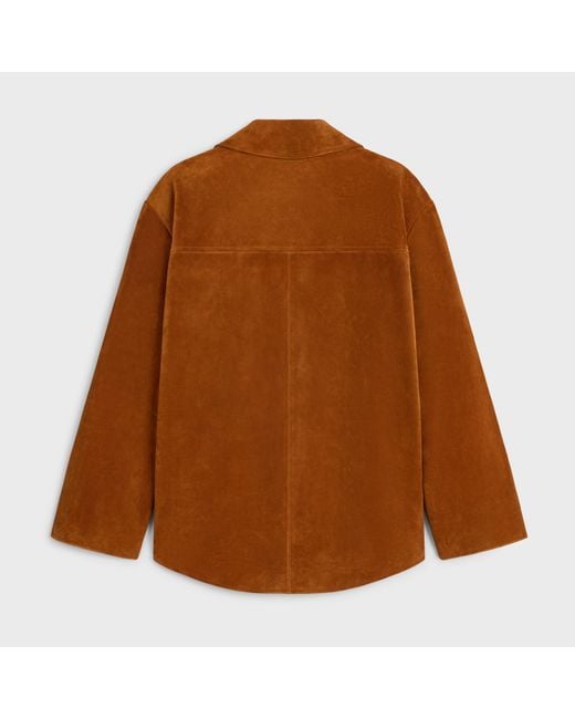 Céline Brown Overshirt for men