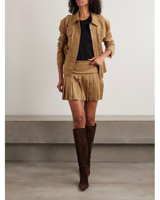 Norma Kamali Brown Long-Sleeved Casual Jacket