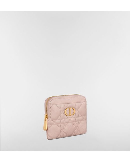 Dior Pink Zipper Wallet
