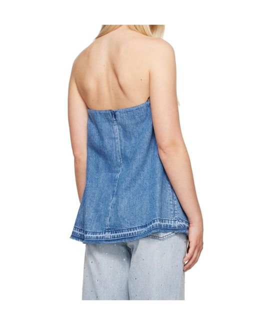 Rag & Bone Blue Denim Skirt
