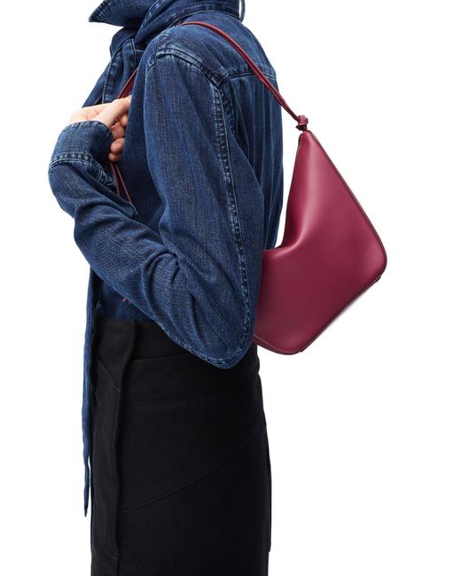 Loewe Purple Hammock Mini Hobo Bag
