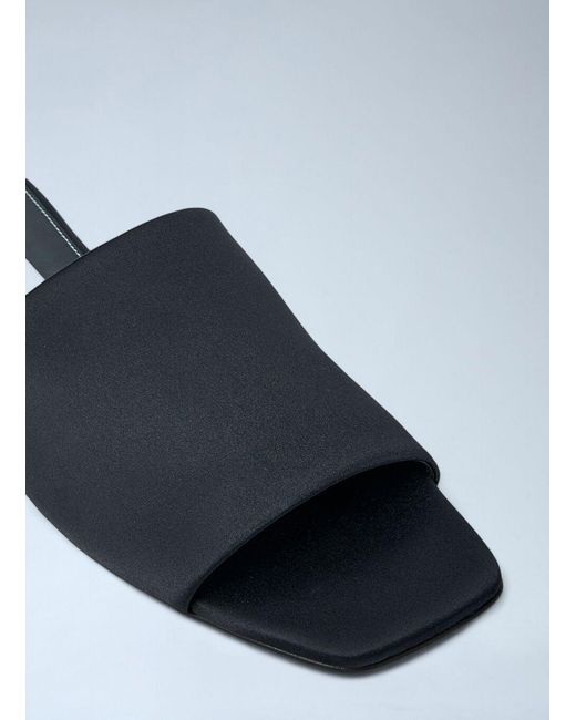 Totême Blue Totême Satin Bandeau Slides