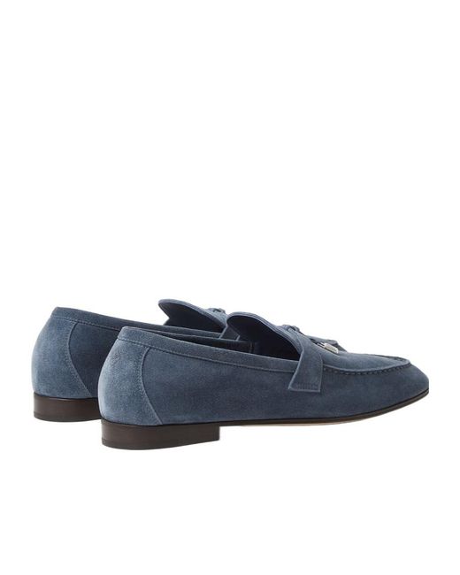 Loro Piana Blue Joan Loafer