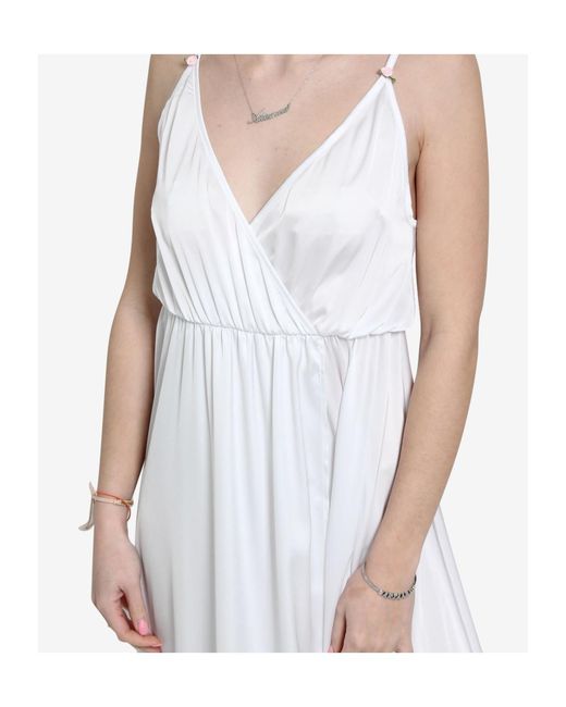 Aniye By White Spaghetti Strap Dress