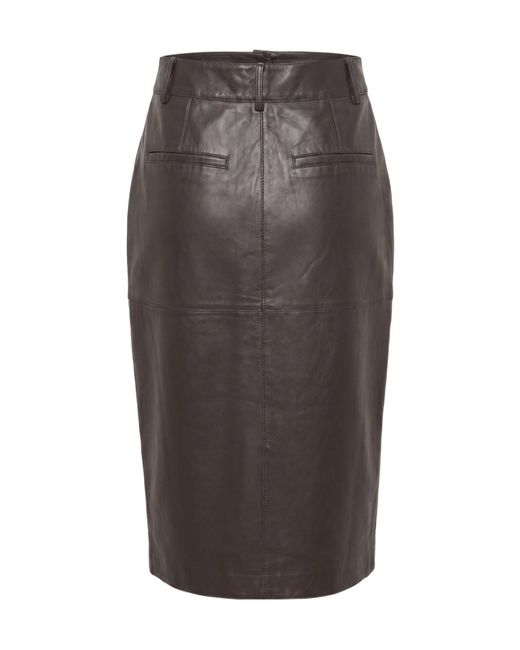 P.A.R.O.S.H. Brown Belted Skirt