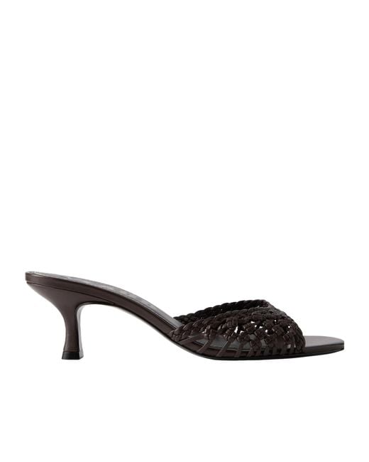 Staud Black Brigitte High-Heeled Sandals