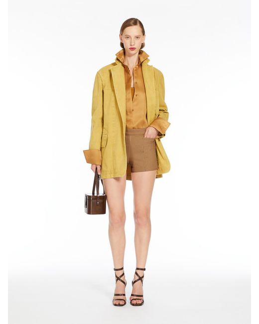 Max Mara Natural Sleeveless Ribbed Top