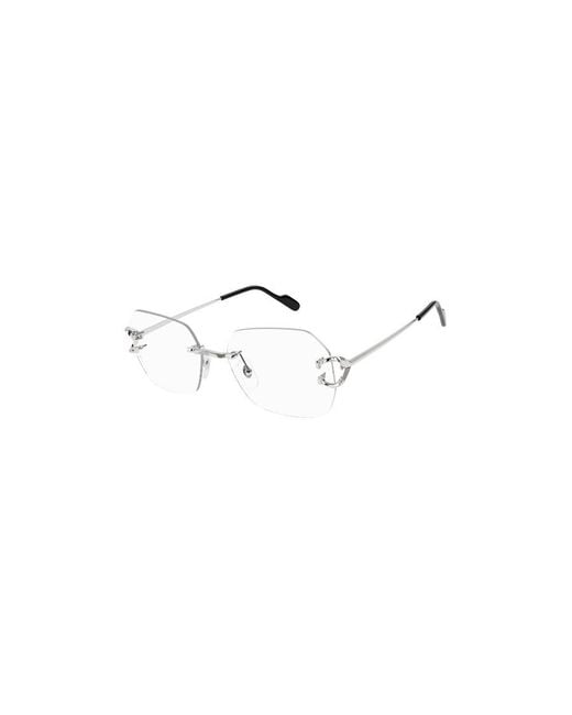 Cartier Multicolor Rimless Rectangle Glasses for men