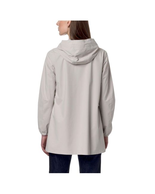 K-Way Gray Manphy Bonded Jersey Jacket