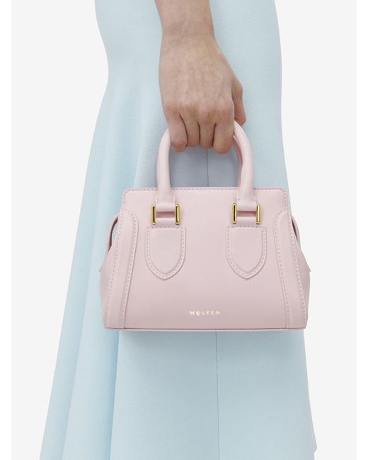 McQueen Pink Birdee Mini Tote Bag